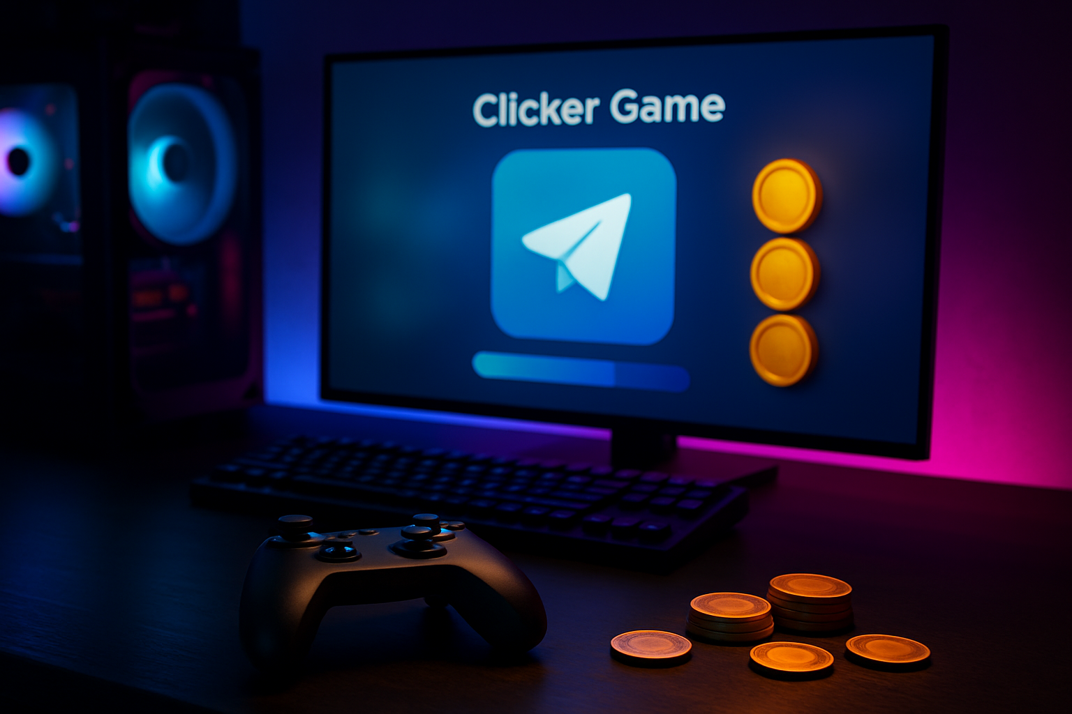 telegram clicker game first steps
